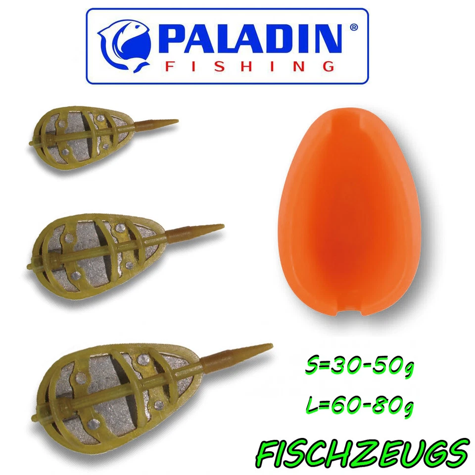 Paladin Method Feeder Set Futterkorb Ausdrückform Futterform Methodkorb 30-80g - Bild 1 von 1