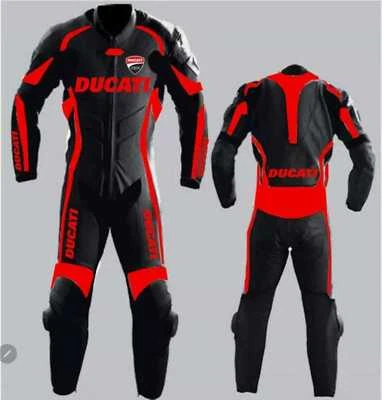 Ducati Suit Ducati Leather Suit Motorbike Motorcycle Leder Riding Racing Suit Foto 1 de 3