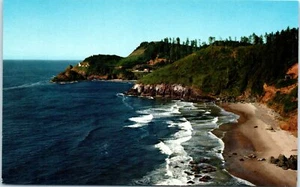 Vtg OR Postcard Heceta Head Lighthouse Oregon Coast Unposted Scenic View - Picture 1 of 2