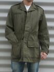 Vintage French army M64 olive field jacket combat coat surplus military  m