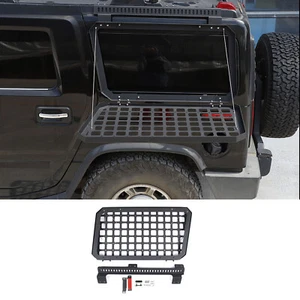 For Hummer H2 SUV 2003-2009 Aluminum Car Left Rear Window Fold Table Molle Rack - Picture 1 of 12