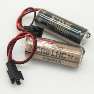 2 Pcs FUJI FDK CR8.LHC 17450 3V Battery for Toto Flush Valve w/Plug CR8.L - Picture 1 of 6