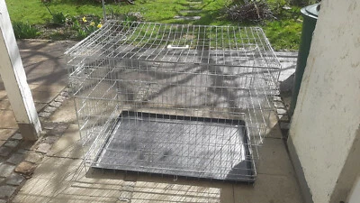 Hundebox Transportbox klappbar Kennel Gitterbox Drahtkäfig - Bild 1 von 4