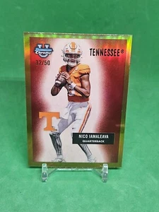 2024 Bowman Chrome U #55B-13 Nico Iamaleava 1955 Gold #32/50 - Picture 1 of 2