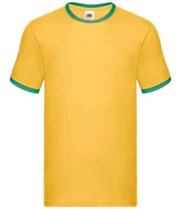 Fruit of the Loom Camiseta Ringer De Manga Corta S-3XL - Imagen 1 de 11