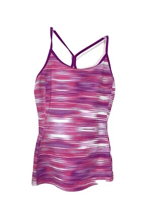 Camiseta sin mangas Old Navy Active para mujer M púrpura rosa ajustada camiseta de entrenamiento atlética Foto 1 de 4