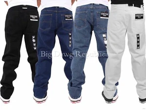 Georgio Peviani Herren Urban Designer Denim Komfort Passform Jeans, schwarz, weiß, blau - Bild 1 von 25