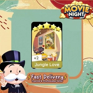 Monopoli Go Golden Blitz ✨ Jungle Love Gold Sticker - INSTANT SEND ⚡🔝✅ - Picture 1 of 1