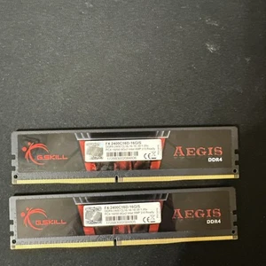 G.SKILL AEGIS 16GB (2x8GB) DDR4 RAM 2400MHz (F4-2400C17D-16GIS) - Picture 1 of 2