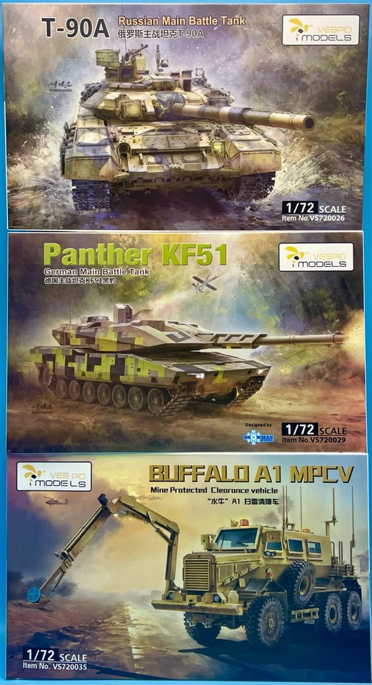 Kits nuevos Vespid Models 1/72 Morden AFV VS720026 VS720029s VS720035 Foto 1 de 1