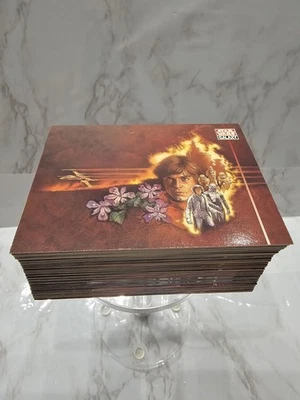 1995 Star Wars Series 3 Galaxy Card CONJUNTO COMPLETO Topps crocante grau superior HTF - Imagem 1 de 4