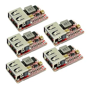 DC-DC Buck Converter Car USB Charger Module 6-24V 12V 24V to 5V 3A Step Down  - Afbeelding 1 van 8