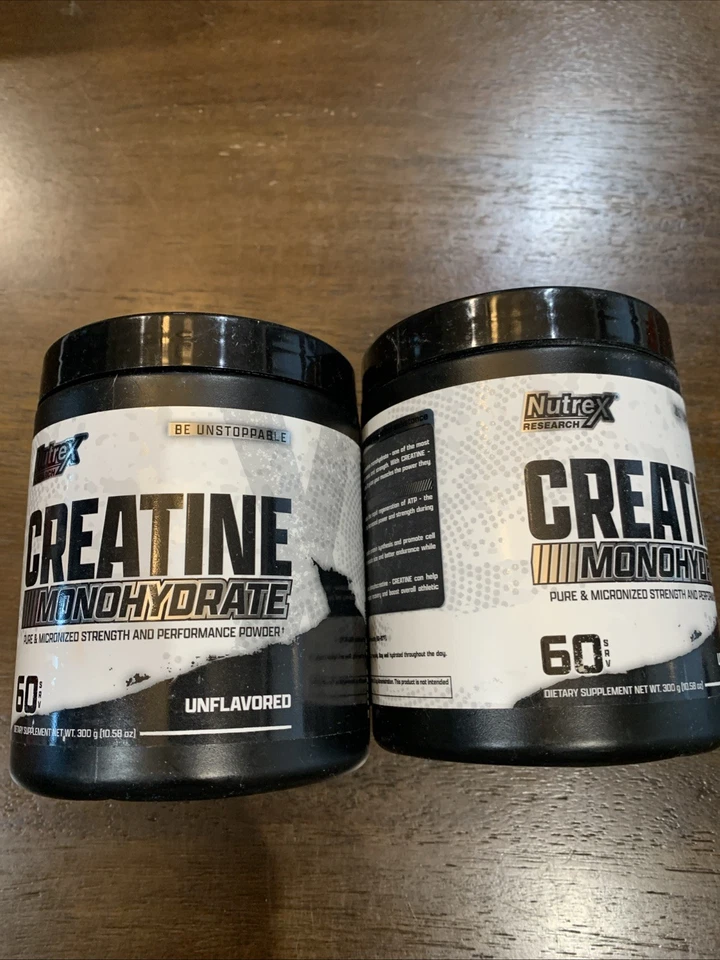 PARA 2 Nutrex Research Creatina Monohidrato en Polvo Sin Sabor 10.58oz EXP 3/27 Foto 1 de 1