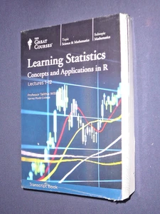 Teaching Co Great Courses TRANSCRIPTS  :      LEARNING STATISTICS  new &  sealed - Picture 1 of 2