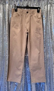 Boy 12 Sonoma Khaki Pants Straight Leg Button And Zip Closure EUC - Picture 1 of 1