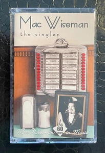 MAC WISEMAN The Singles Footprints In The Snow Bill Monroe MINT Cassette - Picture 1 of 4