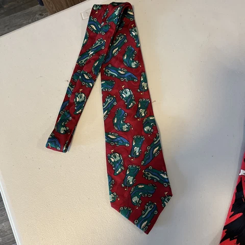 Barry Wells The Masters Neck Tie Made USA 100% Silk I Survived The Amen Corner Cover