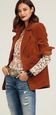 Cabi Novo com etiquetas Professor Peacoat # 4123 laranja queimado XS - XL Era $160 - Imagem 1 de 4