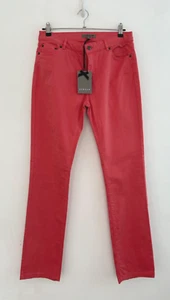 Jigsaw Jeans Women's Pink Slim Skinny Stretch Watermelon Colourful Size 30 BNWT - Picture 1 of 8