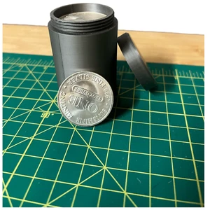 1oz Silver Coin Holder Airtight (Holds 21) - Silver Rounds Ergonomic Case - Picture 1 of 8