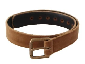 Dolce&Gabbana Women Brown Waist Belt Leather Vintage Solid Casual Strap 65cm 26“ - Picture 1 of 7