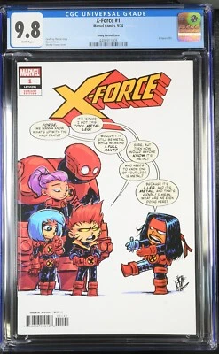 X-Force #1 CGC 9.8 1st Appearance of Tank Skottie Young Variant Marvel 2024 WP - Image 1 of 3