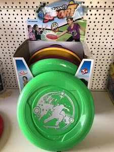 Summer Fun Beach Frisbee Throwing Flying Disc Frisby Fetch Toy Kids Dog - Green - Picture 1 of 2