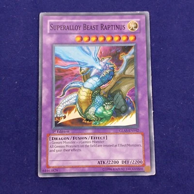 Superalloy Beast Raptinus GLAS-EN042 Gladiator's Assault 1st Edition LP - Image 1 of 4