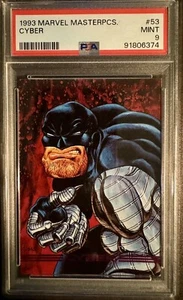 PSA Como Nuevo 9 ~ 1993 SkyBox Marvel Masterpieces Cyber #53 ~ - Imagen 1 de 2
