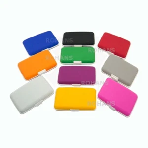 Silicona Tarjetero Cartera Monedero Estuche Tarjeta de Visita Proteger Goma YK201 - Imagen 1 de 13