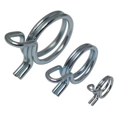 Fascette stringitubo IDEALE, fascetta stringitubo in acciaio zincato a molla - tutte le misure