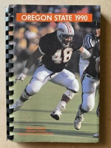 GUÍA DE MEDIOS UNIVERSITARIOS OREGON STATE BEAVERS 1990 CASI NUEVA - Imagen 1 de 3