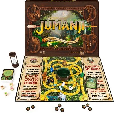 Jumanji The Game, The Classic Adventure Board Game for Kids and Families Aged 8  - Image 1 of 3