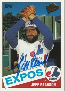 JEFF REARDON MONTREAL EXPOS SIGNED 2003 TOPPS ALL-TIME FAN FAVORITES #112 - Picture 1 of 1