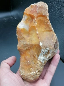 Lower Paleolithic France Acheulean Large Handaxe Biface 658g H. Heidelbergensis - Picture 1 of 11