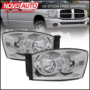 FARO ESQUINERO TRANSPARENTE CARCASA CROMADA PARA DODGE RAM 1500 2500 3500 2006-2009 Nuevo - Imagen 1 de 11