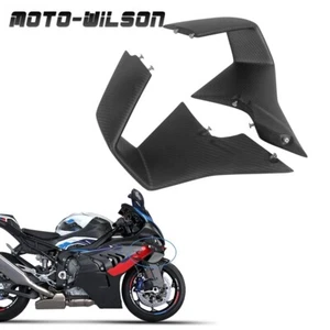 For BMW M1000RR Motorcycle Winglets Fairing 100% Carbon Fiber-Matte Black - Picture 1 of 17