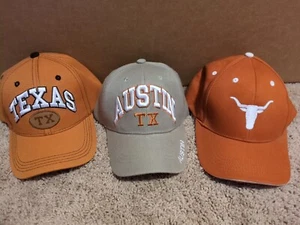 Austin texas Hat Burnt Orange, University Of Texas, Adjustable Back - Picture 1 of 5