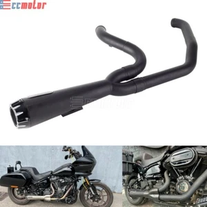 2-into-1 Exhaust System For Harley Low Rider ST FXLRST FXLRS FXLR FXST 2018-2024 - Foto 1 di 10