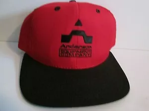 ANDERSON EQUIPMENT Company Trucker Cap NWT Rupp Adjustable Snapback Hat One Size - Picture 1 of 5