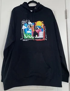 FEWOCiOUS x ComplexCon Exclusive Hoodie Sweater Long Beach Black Sz 2XL Graphic - Picture 1 of 7
