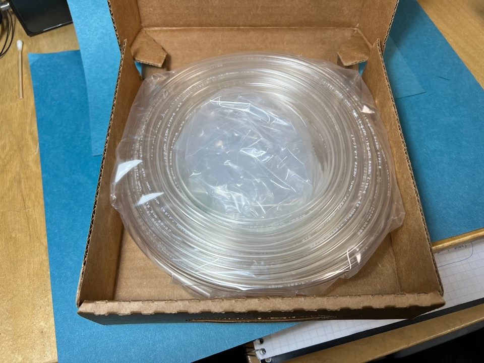 Tygon B-44-3 PVC Beverage Tubing 1/8" ID 1/4" OD 1/16" Wall 50' Length C...