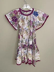 NWT Matilda Jane size 6 Bird of Paradise Floral Tiered short sleeve Dress - Picture 1 of 10