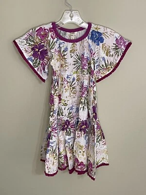 Nuevo con etiquetas Vestido Matilda Jane Talla 6 Bird of Paradise Floral Manga Corta en Niveles  Foto 1 de 4