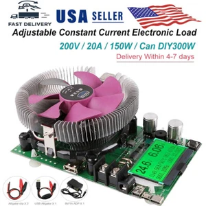 Electronic Load Voltmeter Ammeter Battery Capacity Power USB Tester 150W 200V - Picture 1 of 8