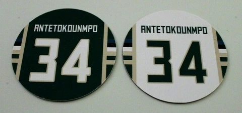 Giannis Antetokounmpo Magnets for Bucks Fans - Milwaukee Bucks Fan Gift 4 inch Cover