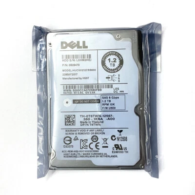 HUC101212CSS600 1.2T 10K SAS 2.5" 6Gbs Hard Drive Server Fits Dell HP - Image 1 of 4