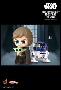 Star Wars: The Mandalorian - Luke, R2-D2 & The Child Cosbaby (S) Hot Toys Figure - Picture 1 of 2