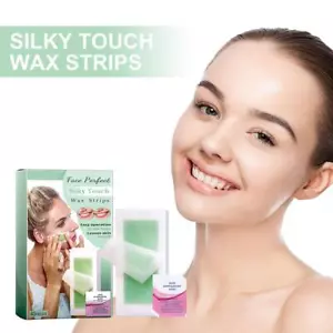 40 Piezas Tiras de Cera Facial Cuerpo Depilatorias Pierna Papel Brazo Bikini W2R9 - Imagen 1 de 8