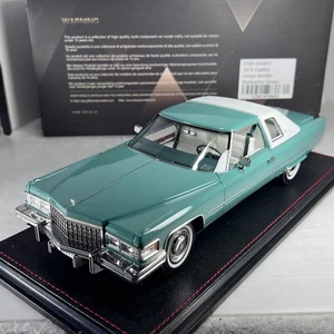 1/18 Stamp GLM STM1976603 Cadillac Coupe de Ville Dunbarton Green 1976 - Picture 1 of 1